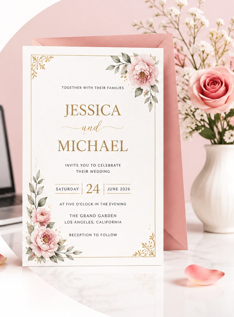 Wedding Invitation Card Generator