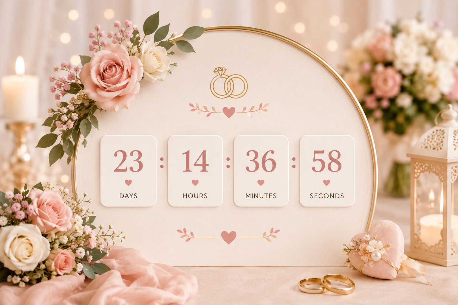 Wedding Countdown Timer and Calculator