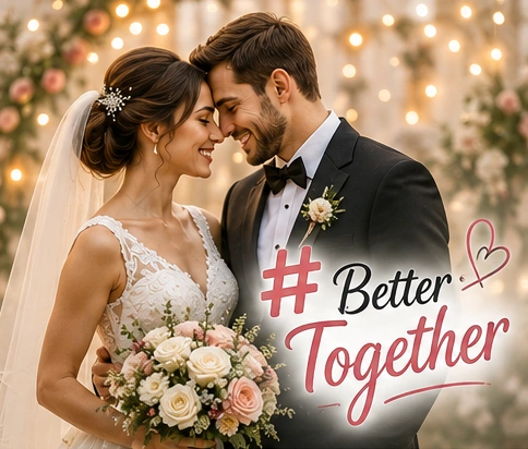 Wedding Hashtag Generator for unique wedding hashtag ideas