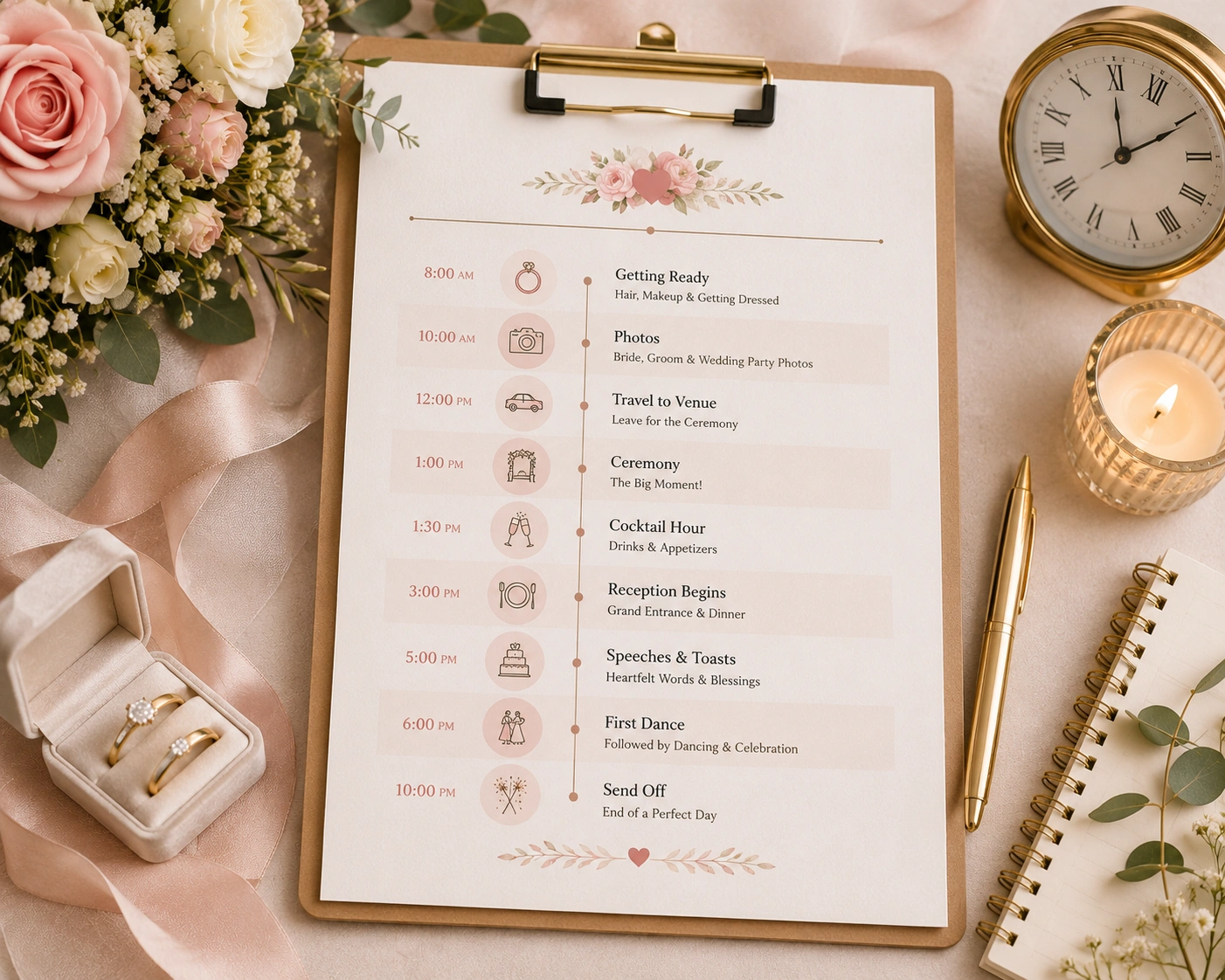Wedding Timeline Planner How to Plan a Wedding Timeline